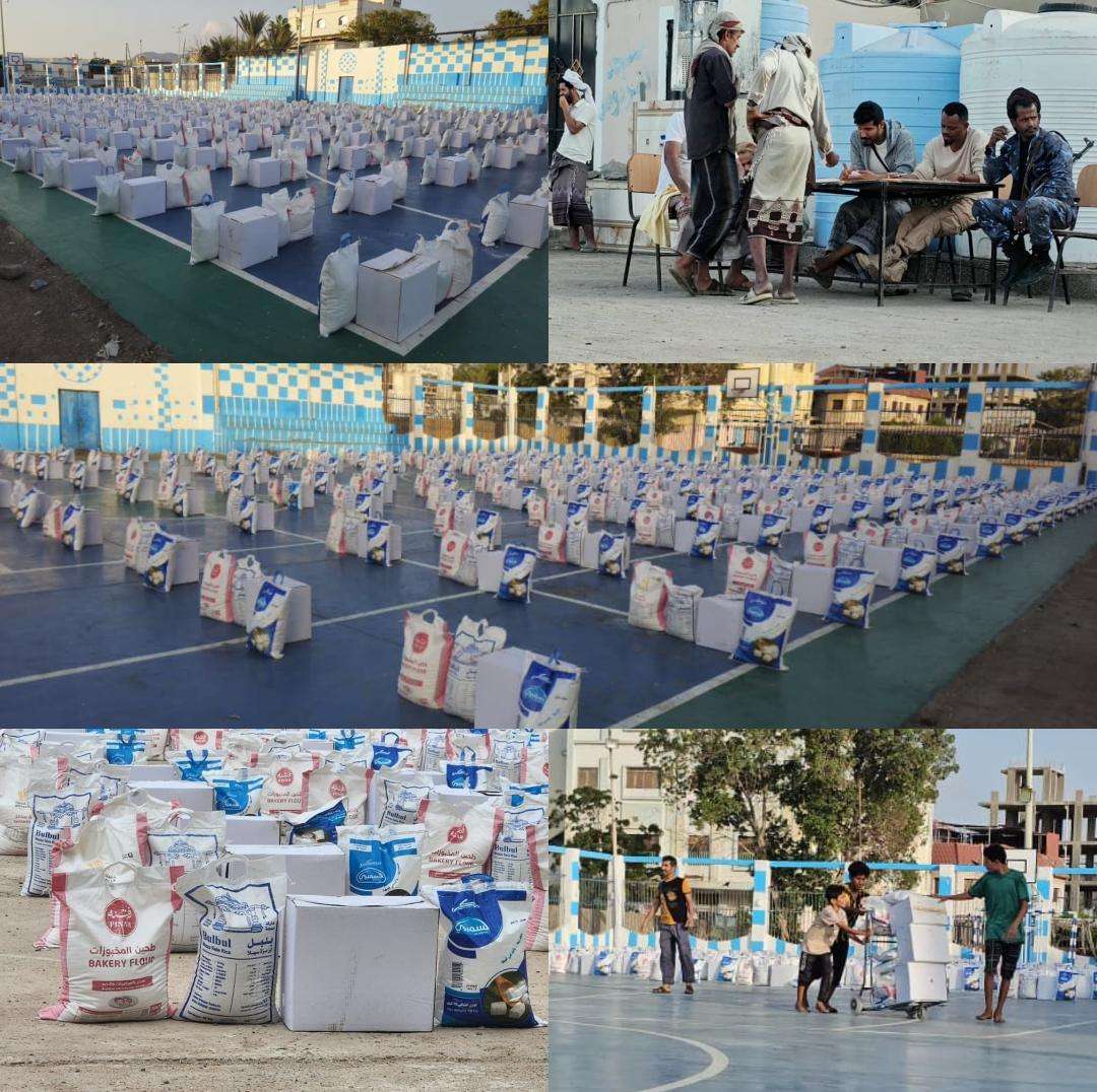 بدعم قيادة القوات المشتركة.. مبادرة العبيدي توزع السلة الغذائية على الأسر المحتاجة في عدن