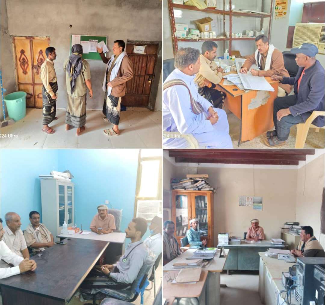 خلال تفقده لسير العمل بعد إجازة عيد الفطر، مدير عام رضوم يشيد بالانضباط الوظيفي