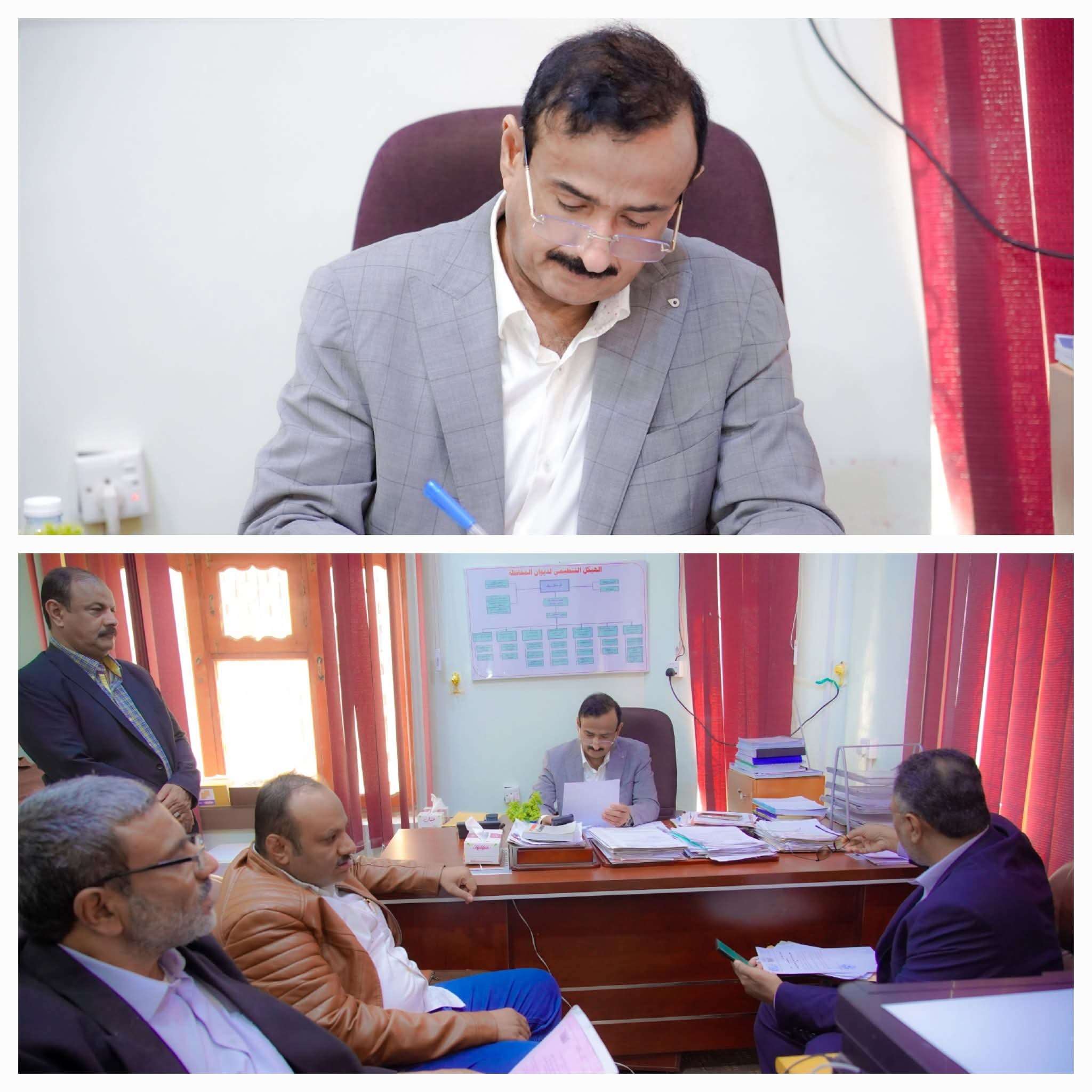 المحافظ بن الوزير يوجّه بتعزيز كفاءة تحصيل الموارد وتفعيل الأوعية الإيرادية لتحسين الخدمات ودعم التنمية